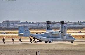 USMC MV-22 Osprey Tilt Rotor Aircraft