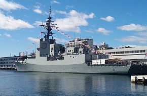 HMAS Hobart At Princes Wharf Hobart 12 Feb 2018