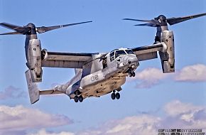 USMC MV-22 Osprey Tilt Rotor Aircraft