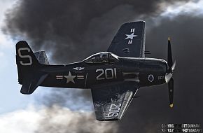 US Navy F8F Bearcat Fighter Aircraft