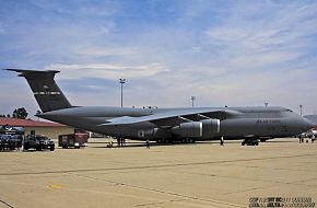 USAF C-5B Galaxy Heavy Transport Aircraft
