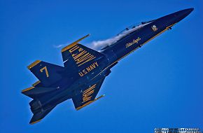 US Navy Blue Angels F/A-18D Hornet Fighter