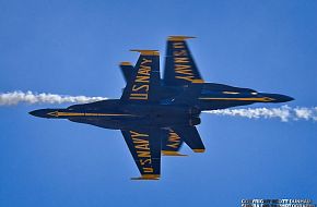 US Navy Blue Angels F/A-18 Hornet Fighter