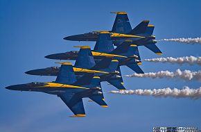 US Navy Blue Angels F/A-18 Hornet Fighter