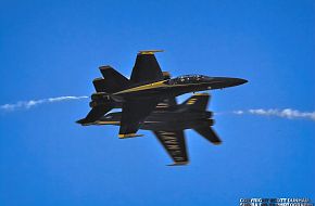 US Navy Blue Angels F/A-18 Hornet Fighter