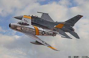 USAF Heritage Flight F-16 Viper and F-86 Sabre