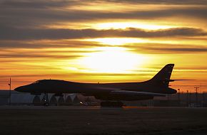 B-1B Lancer During Bomber Agile Combat Employment Exercise