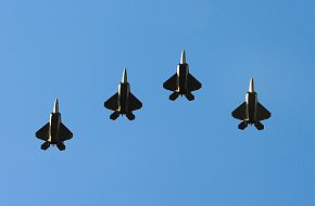 F-22 Raptors Hawaii Air National Guard