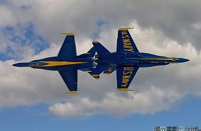 US Navy Blue Angels F/A-18 Hornet Fighter