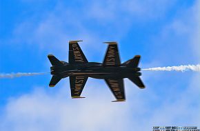 US Navy Blue Angels F/A-18 Hornet Fighter