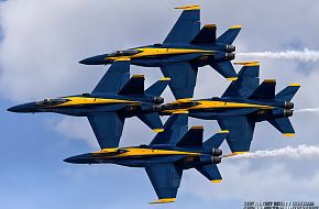 US Navy Blue Angels F/A-18 Hornet Fighter