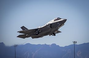 UK RAF F-35 Fighter Jet at Red Flag 20-1