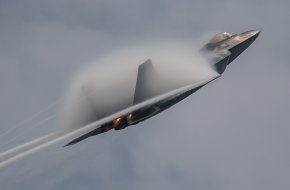 F-22 at the Singapore Airshow 2020