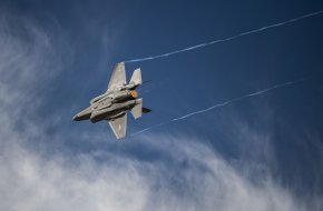 F-35A Lightning II demonstration at the Air Force Heritage Flight Training