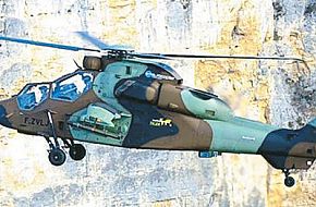 Australian Army Tiger aircraft flying "downunder" for the first t