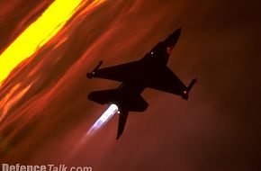 F-16 Sunset