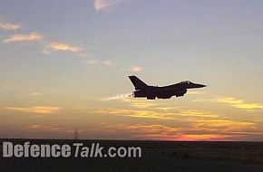 F-16 Sunset