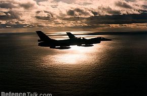 F-16 Sunset