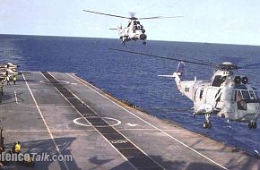 Sea Kings on INS Viraat