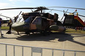 5th Aviation Regiment S-70A9 Blackhawk Helo at Avalon Airshow