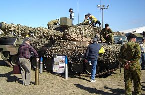 A Leopard AS1 MBT at Avalon Airshow