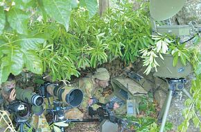 Australian Army surveillance operators from 131 Surveillance and Target Acq