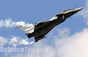 French Dassault Aviation Jet fighter Rafale at Paris Air Show 2005