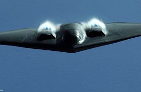 A B-2 Spirit bomber