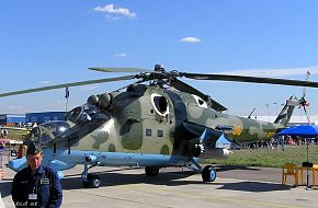 MAKS 2005 Air Show MI-24 Attack Helicopter