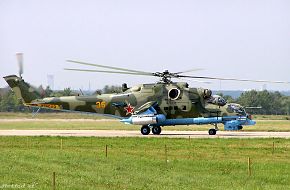 MAKS 2005 Air Show MI-24 Attack Helicopter