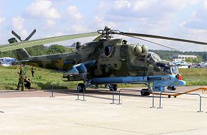 MAKS 2005 Air Show MI-24 Attack Helicopter