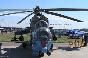 MAKS 2005 Air Show MI-24 Attack Helicopter