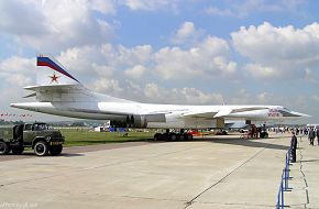 MAKS 2005 Air Show -  Tu 160 Strategic Bomber Russian AF