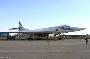 MAKS 2005 Air Show -  Tu 160 Strategic Bomber Russian AF
