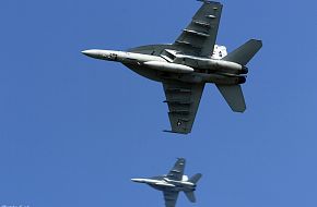 Two F/A-18F Super Hornets