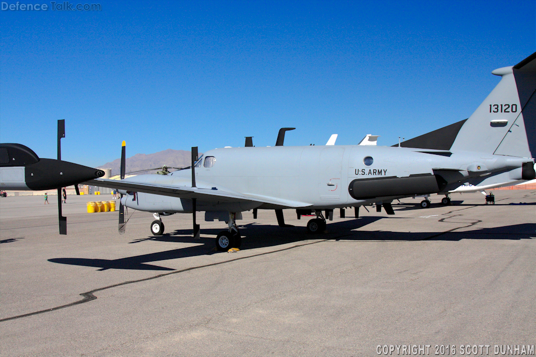 US Army RC 12N Guardrail Signals Intelligence Aircraft DefenceTalk Forum