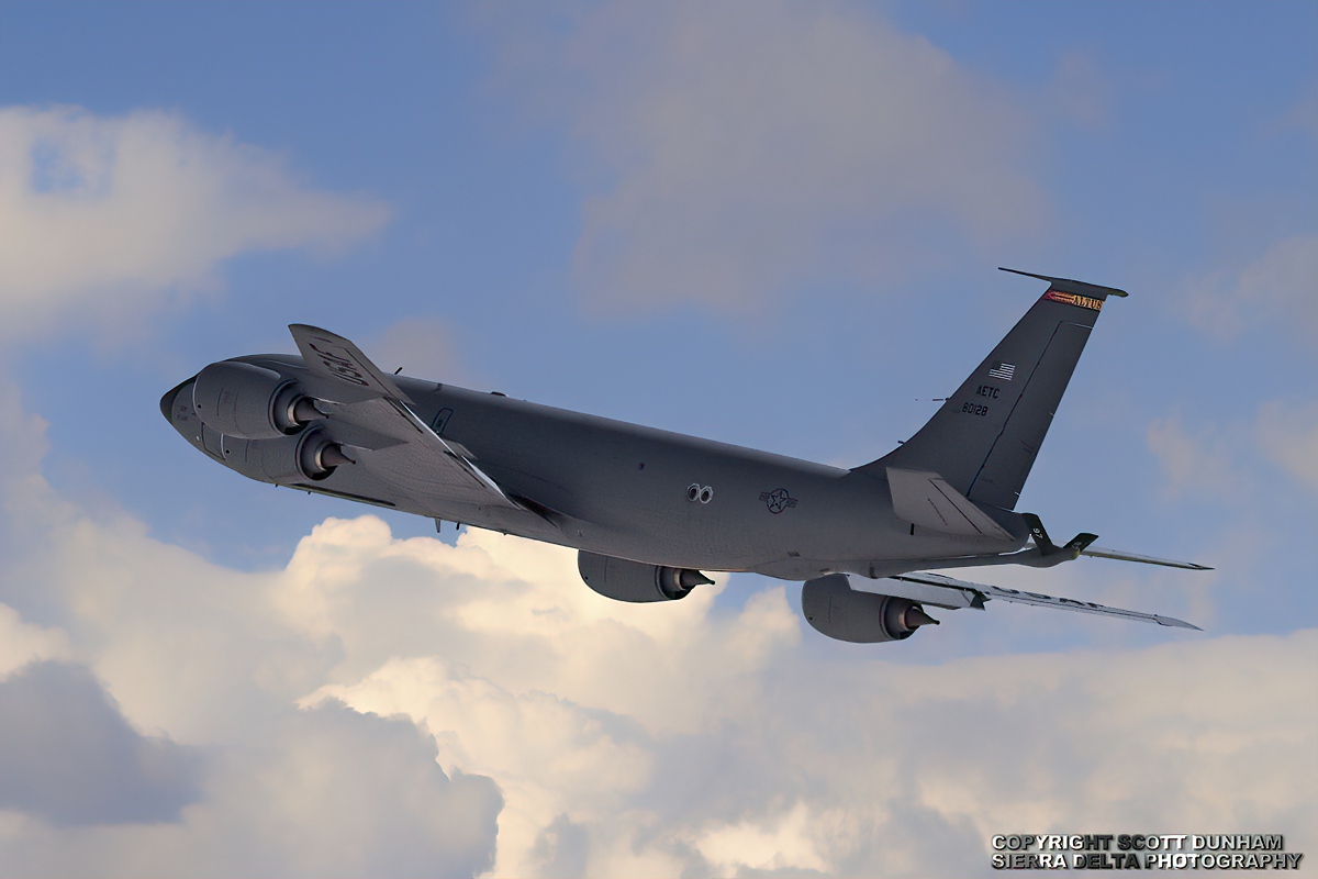 USAF KC135R Stratotanker Refueling and Transport Aircraft