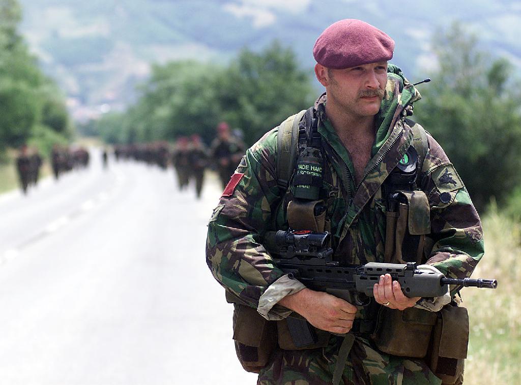 1st Battalion Parachute Regiment.Kacnik pass, Kosovo.