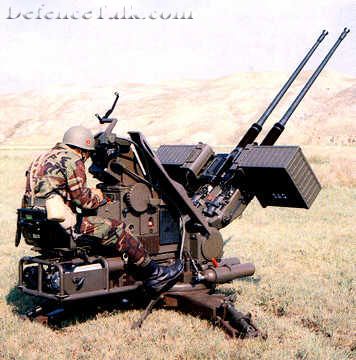 20 mm Twin Barrel Anti-aircraft and Infantry Support Gun