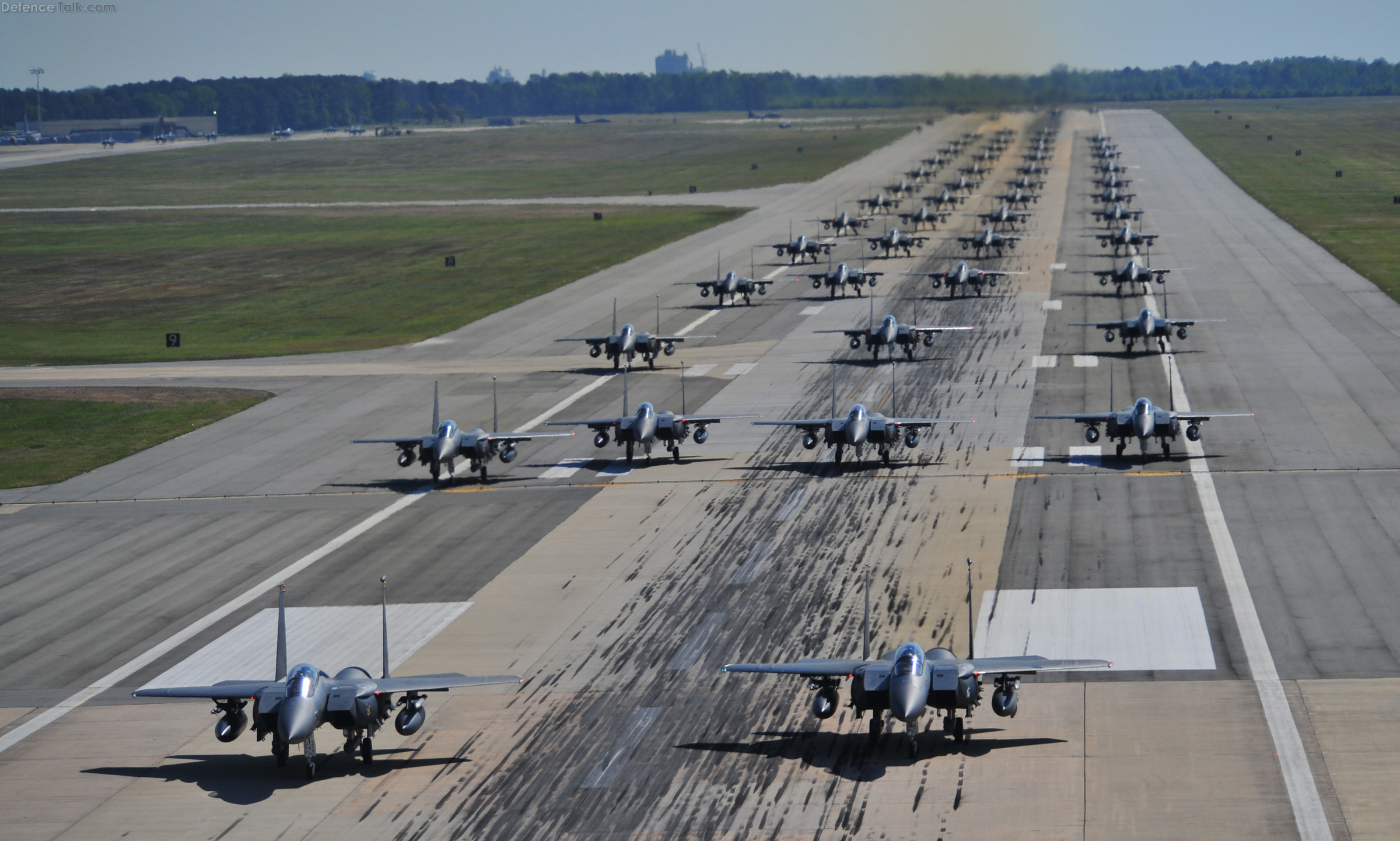 70 F-15E Strike Eagles Turkey Shoot