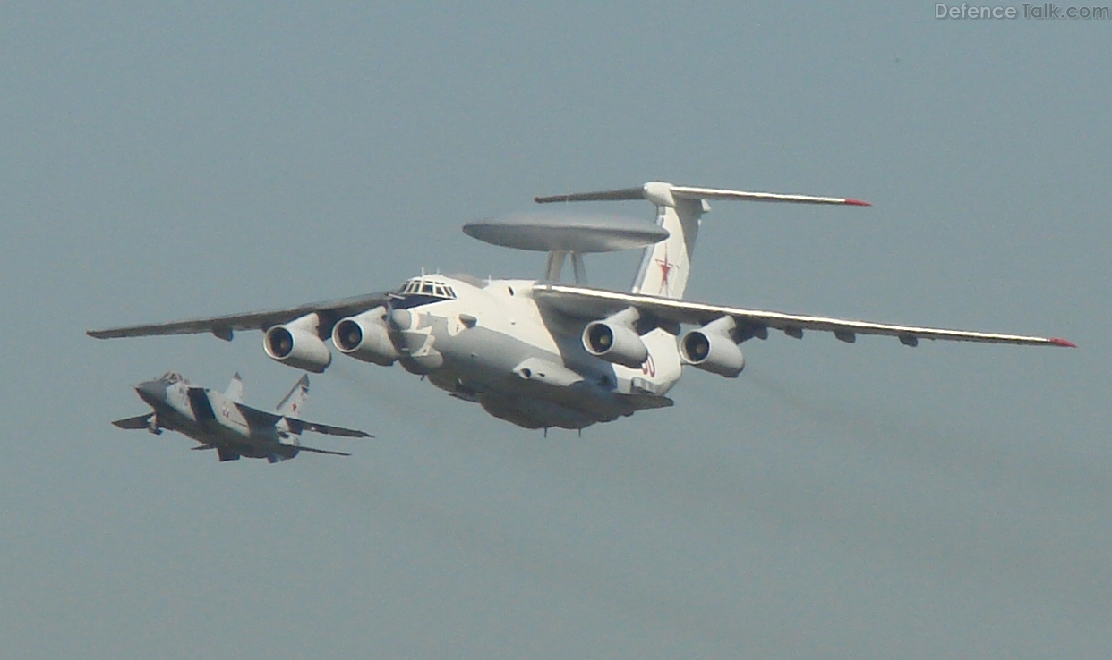 A-50 with MiG-31