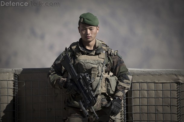 A Chinese national  with the French Foreign Legion