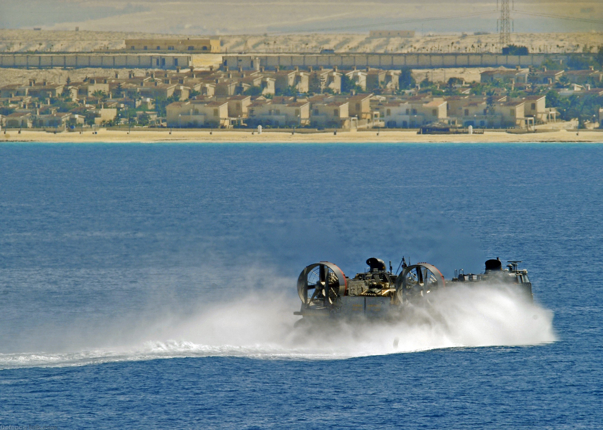 A landing craft, air cushion - Bright Star 2009