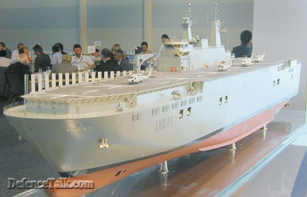 A model of a potential Amphibious Warfare Ship for the RAN