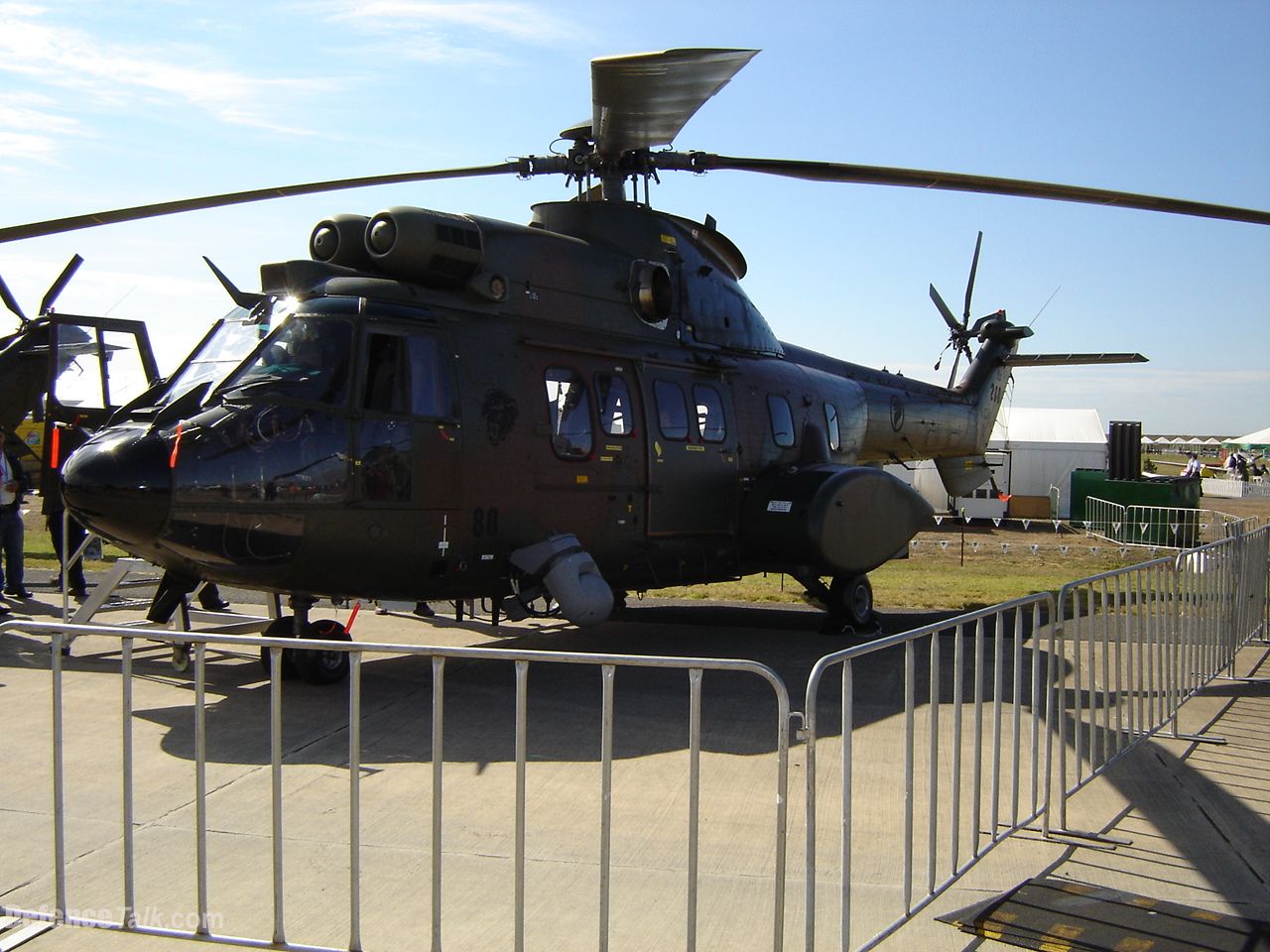 A Singaporean Super Puma Helo at Avalon Airshow