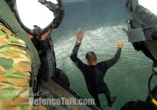 Aboard a US Navy HH-60 Anti-Submarine Helicopter - RIMPAC 2006