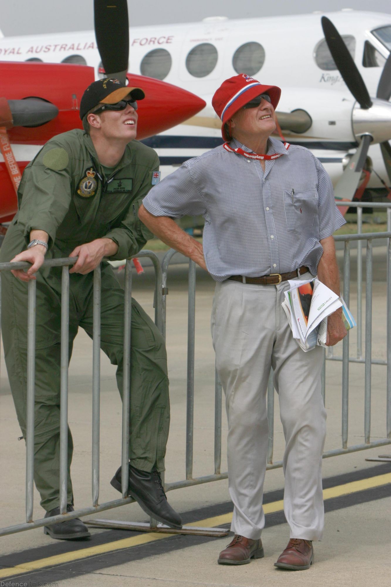 Aerial displays at the Avalon Air Show