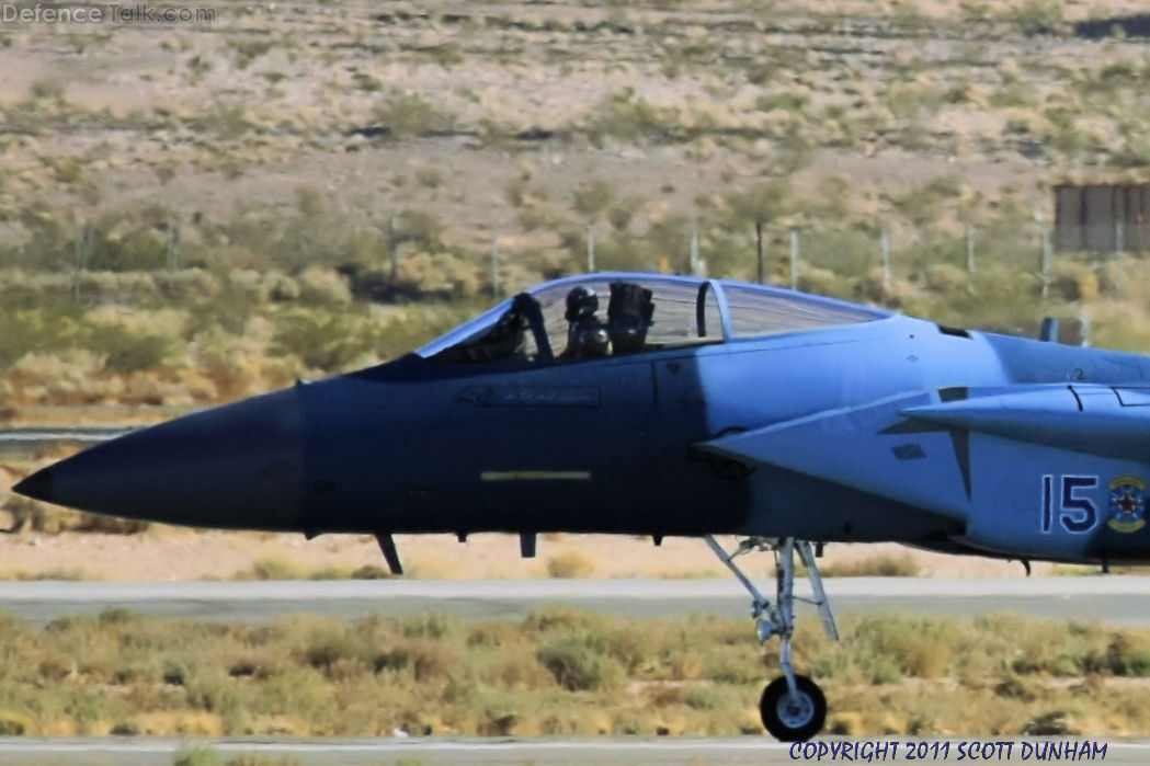 Aggressor F-15C Eagle Fighter.