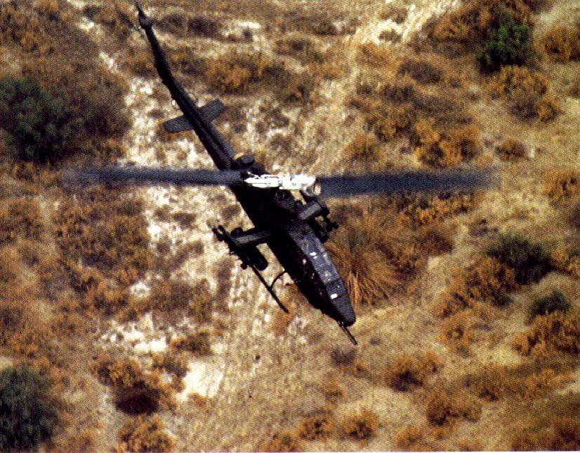 AH-1S PA over desert