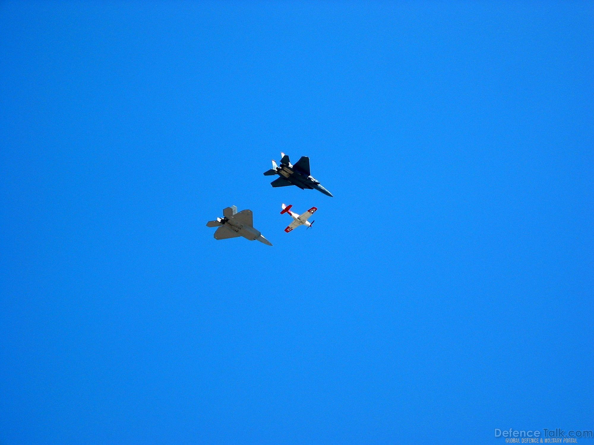 Air Force heritage flight - NBVC Air Show 2007